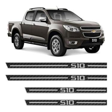 Imagem de Jogo Soleira Nova S10 Cd 2012 2013 2014 2015 A 2018 Resinada - Resitan