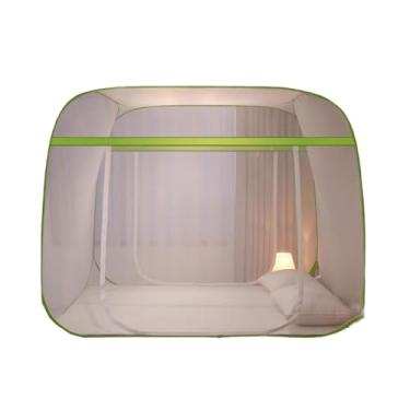 Imagem de Tenda mosquiteira de poliéster Redes mosquiteiras respiráveis com fundo pop-up mosquiteiro para casa fácil de armazenar