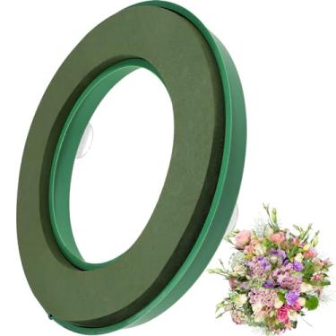 Imagem de BESTonZON Ventosa Decorativa Para Carro De Casamento - Anel De Espuma Floral Com Ventosa Para Arranjos Florais Ideal Para Decoração De Carros De Casamento E Arranjos Florais Artificiais De