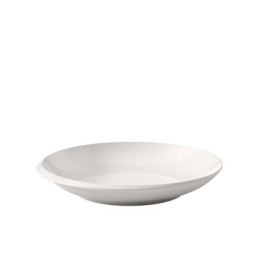 Imagem de Villeroy & Boch Tigela profunda NewMoon generosamente projetada para sopas e acompanhamentos, porcelana premium, lavável na lava-louças, branca