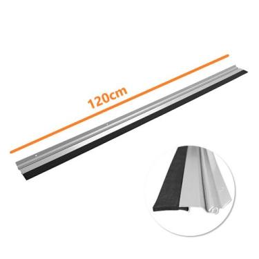 Imagem de Friso De Vedação Automático - Alumínio 120 Cm - Reall, CINZA