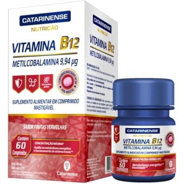 Imagem de Vitamina B12 Metilcobalamina 60 Comprimidos Mastigáveis - Catarinense