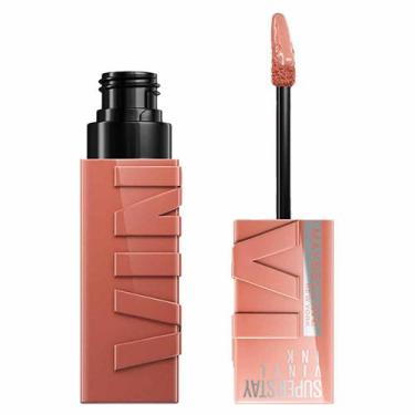 Imagem de Batom Líquido Maybelline NY Super Stay Vinyl Ink 4,2ml, Golden