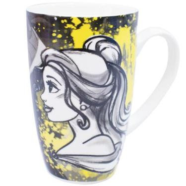 Imagem de Caneca Porcelana Princesa Bela 400ml  Disney Original, Presente Femini