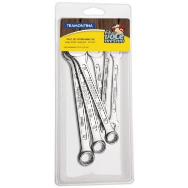 Imagem de Jogo de Chaves Fixas e Combinadas Tramontina 6 Peças