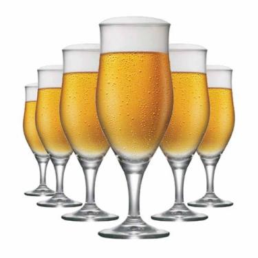 Imagem de Jogo de Taças de Cristal Lubzer P para Cerveja 260ml, 6pcs Ruvolo