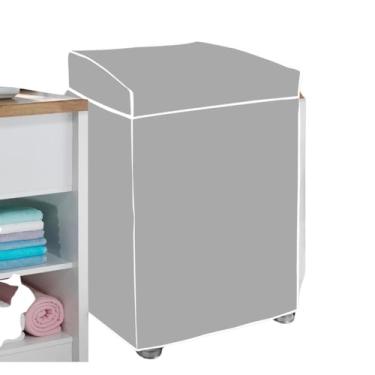 Imagem de Capa Impermeável para Máquina de Lavar, Consul, Brastemp, Electrolux, Suggar, Mueller, Colormaq, New Maq, New Up (Cinza)