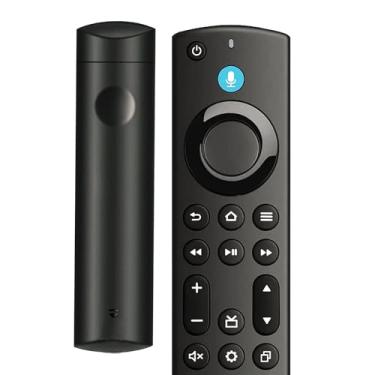 Imagem de Controle remoto de voz de substituição para Fire Smart TV Stick/TV Cube e para Smart TVs Insignia/Toshiba/Pioneer/AMZ Fire, compatível com AMZ Omni, AMZ série 4 (Versão atualizada L5B83G)