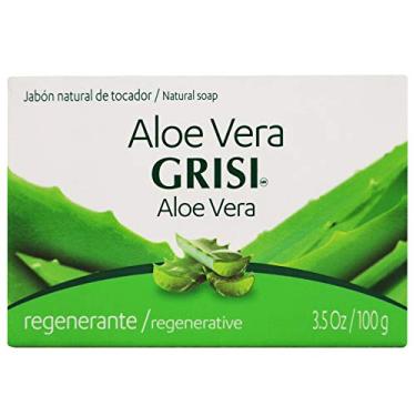 Imagem de Grisi 6Pk - Sabonete De Aloe Vera Jabon Sávila (3,5 Onças X 6 Unidades)