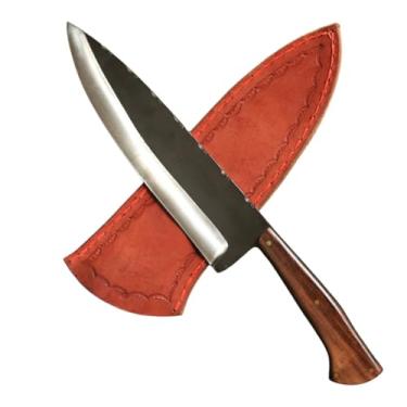 Imagem de Kit Faca Churrasco 15'' 1070 Fosfatizada Gume Polido com Bainha Cod377