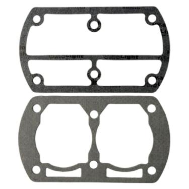 Imagem de Kit de junta de cabeça de compressor de ar SS3 SS4 54571609 e 97330658 compatível com placa de válvula de compressor de ar junta de cabeça de bomba