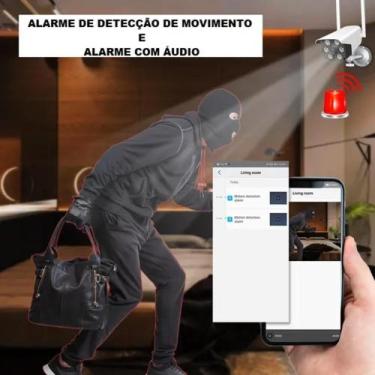 Imagem de Câmera Segurança Ip Wifi Externa 2 Antenas Yoosee Full Hd - afc