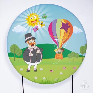 Imagem de Painel Decorativo para Festa 1,80x1,80 metros Vesti Fácil com Elástico Mundo Bita - Fera Print