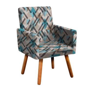 Imagem de Poltrona Decorativa Nina Estampada 