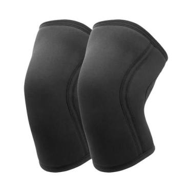 Imagem de Joelheiras De Neoprene De 7 Mm, Suporte Para Agachamentos De Recuperaç