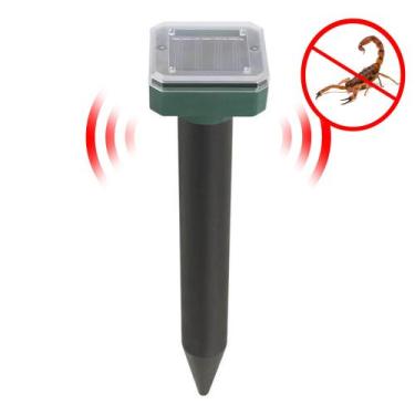 Imagem de Repelente Solar Ultrassonico Escorpião Rato Cobra Quintal Jardim Roedo