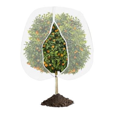 Imagem de Rede de Proteção para Árvores | Cobertura para Plantas com Cordão de Ajuste e Zíper - Rede Impermeável Resistente aos Raios UV com Fecho Éclair e Cordão para Quintal Jardim Estufa Pátio