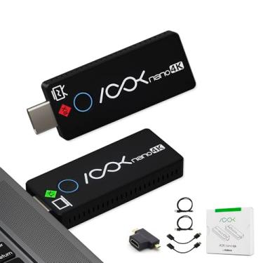 Imagem de Kit de apresentação sem fio Ask Nano 4K – Transmissor HDMI e receptor compartilhamento de conteúdo para salas de reunião, configuração Plug & Play, 40 metros de baixa latência