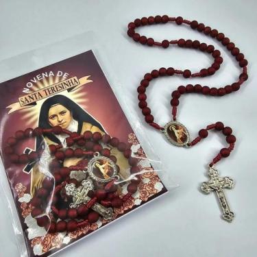 Imagem de Terço da Novena de Santa Teresinha 8mm - Terço de Santa Teresinha