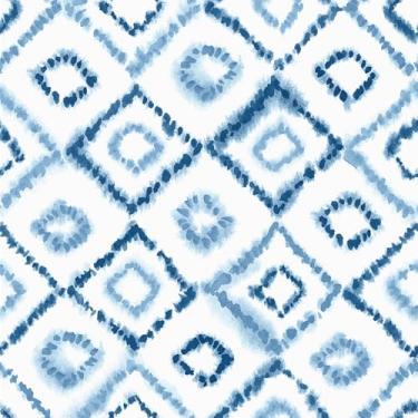 Imagem de Skyblur Papel de parede azul descasque e cole papel de contato bancada, autoadesivo, aquarelas, papel de parede geométrico, para sala de estar, quarto, 43 x 38 cm