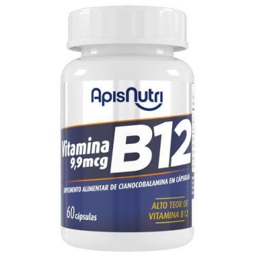 Imagem de Suplemento de Vitamina B12 60 cáps - APSINUTRI - Apisnutri