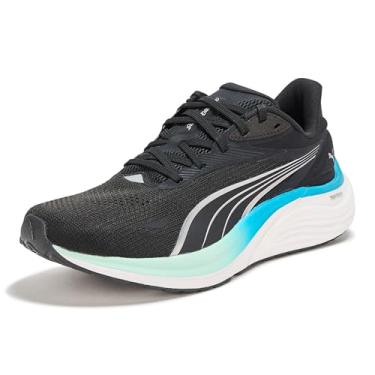 Imagem de PUMA Tênis de corrida masculino Electrify Nitro, Puma Preto-menta Melt-Speed Azul, 39