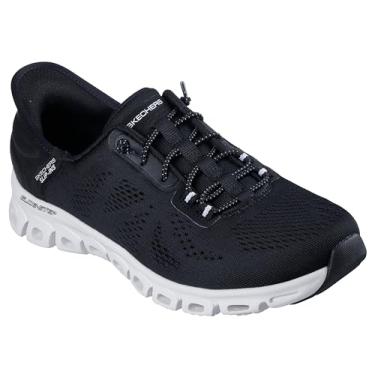 Imagem de Skechers Tênis feminino sem cadarço Glide-Step-Amore Hands Free, Bkw = preto/branco, 39