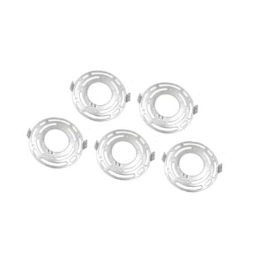 Imagem de IEUDNS 5x Suporte de montagem de luminária, placa de teto redonda, placa transversal para luminária de parede, luminária pendente, 105 Milímetros