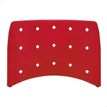 Imagem de Encosto Plástico Ergonômico Cereja para Cadeira Secretária – Conforto e Resistência Home Gourmet