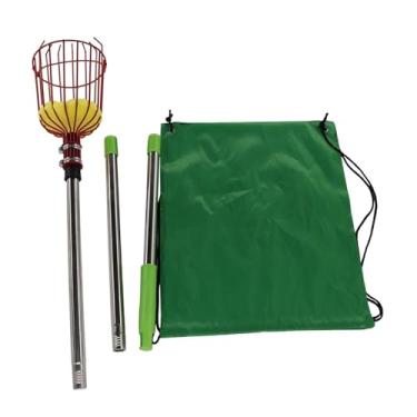 Imagem de predolo Vara para colheita de frutas com cesta, ferramenta de de árvores frutíferas, vara para colheita de limão, goiaba, bolota, cítricos, abacate, 1.2m