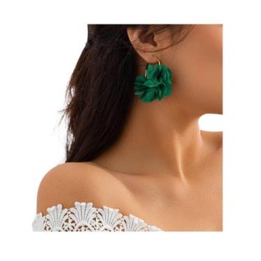 Imagem de L0262-Brinco Bijuteria Festa - xumi_xumi_xumi, Verde l0262