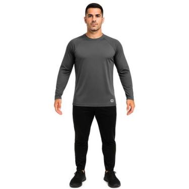 Imagem de Camisa Térmica Masculina DryFit Anti Suor Proteção UV50 - Volk Origina