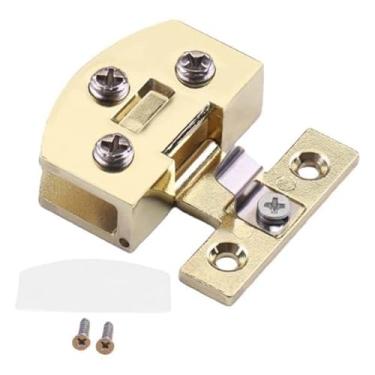 Imagem de Fenteer 2x Conjunto de Dobradiças Elegantes para Portas de Vidro E Armários