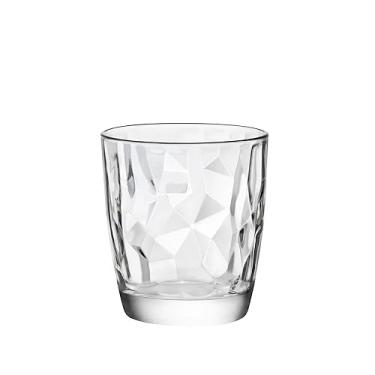 Imagem de Bormioli Rocco Copos de diamante duplo, antiquado, transparente, conjunto de 6, 33 g