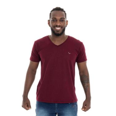 Imagem de Camiseta Masculina Gola V 100% Algodão Yacht Master 110001B-Masculino