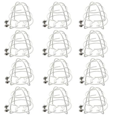 Imagem de Ciao Stilista Protetor De Gaiola Para Sprinkler Incêndio 1/2" (Pacote Com 12, Branco, Aço, Montagem Em Parede)