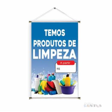 Imagem de Banner pronto Produto de Limpeza BA 593 medida 45x70 cm arte pronta