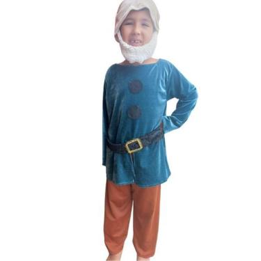 Imagem de Fantasia 7 anões atchim infantil - Princesa Urbana, 7/8