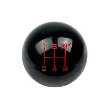 Imagem de Manopla D Cambio Preto Universal Tunning 5 Marchas Estilo BR