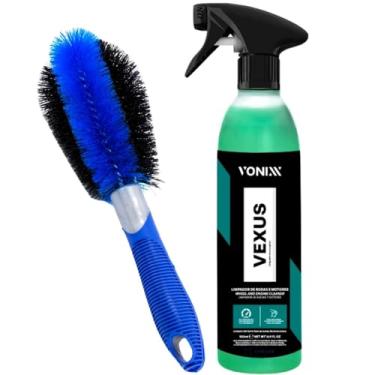 Imagem de Kit para Lavagem de Roda Limpador de Rodas e Motores Vexus 500ml Vonixx e Escova Furo de Rodas Karbox