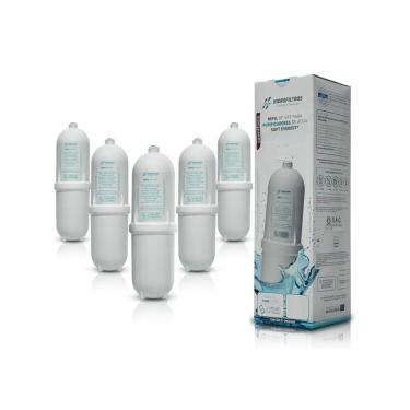 Imagem de Kit 5 Refil Hidrofiltros Compatível Soft Everest Start Slim