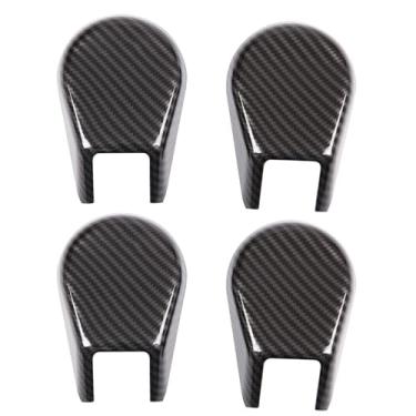 Imagem de Aunginsy Tampa de parafusos de fixação do suporte do assento dianteiro do carro compatível com Toyota FJ Cruiser 2007-2024 Capas de suporte de pé do banco dianteiro antipoeira para carro Suporte de