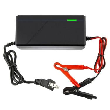 Imagem de Carregador de bateria LiFePO4 de 14,6 V 10 A para baterias de fosfato de lítio e ferro de 12 V – Carregamento rápido, alta eficiência, indicador de LED, design durável com proteção contra