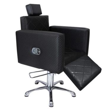 Imagem de Cadeira Evidence Reclinável Hidráulica Com Descanso pernas Estofado Pr