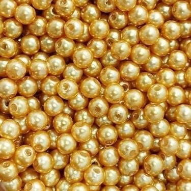 Imagem de PÉROLA DE ABS LISA Nº 06 20G PEROLA 6 MM - LADEIRA BIJUTERIAS, OURO