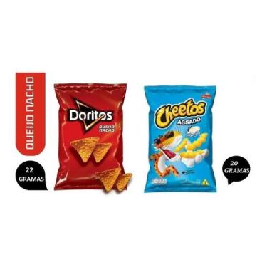 Imagem de Kit Elma Chips Doritos + Cheetos Requeijão Cx C/ 30un Total