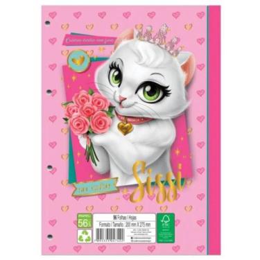 Imagem de Bloco Refil Caderno Fichário 96 Folhas Pautadas Sissi - São Domingos