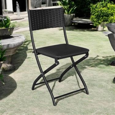 Imagem de Cadeira Dobravel Bar, Lanchonete Preto