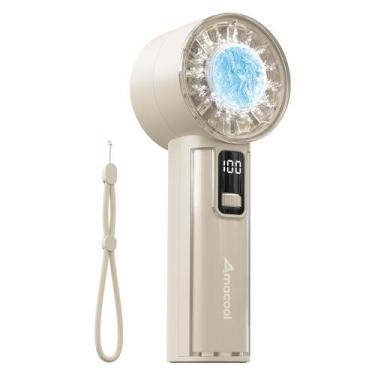 Imagem de Ventilador portátil AMACOOL recarregável com refrigerador de gelo 18 h