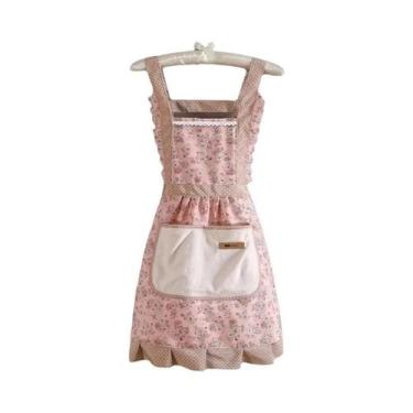 Imagem de Avental De Lona Respirável Feminino 2 Peças Para Cozinha Doméstica Ace